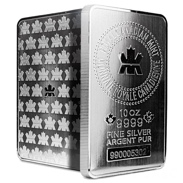 Royal Canadian Mint 10 oz Silver Bar