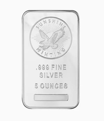 5 oz Silver Bar | Sunshine Minting