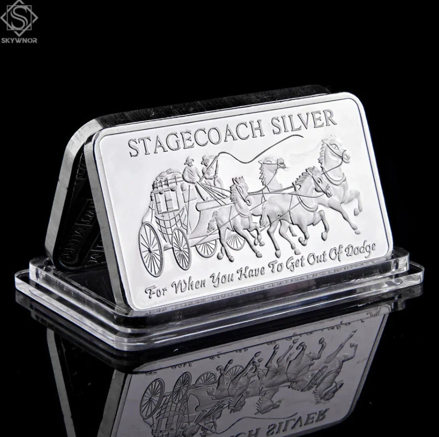 Northwest Region Stagecoach Silver Bar