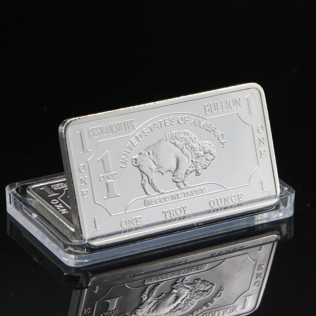 Buffalo German Silver Bar